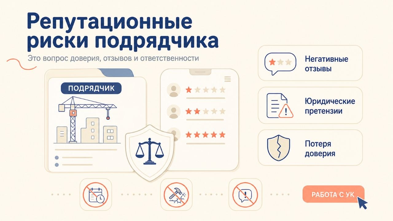Отзывы, «черные списки» и репутационные риски в строительстве