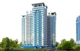 Полусухая стяжка пола с применением пневмоподатчика на ЖК Бриг