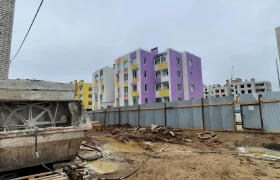 Известковая штукатурка в жилом комплексе Куйбышев с применением тольмера СО