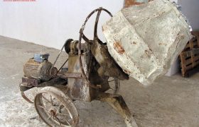 «Винтажная» бетономешалка